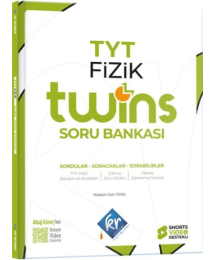 YKS TYT Fizik Twins Soru Bankası Çözümlü KR Akademi