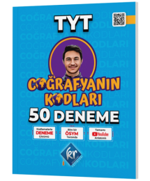 TYT Coğrafyanın Kodları Coğrafya 50 Deneme Video Çözümlü KR Akademi Yayınları