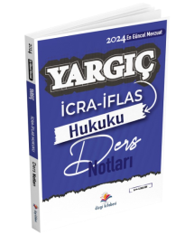 Dizgi Kitap 2024 YARGIÇ İcra İflas Hukuku Ders Notları - Emin Kalkan Dizgi Kitap