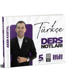 2025 Model Aker Kartal Türkçe Ders Notları Retro Yayıncılık