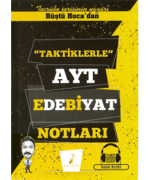 TAKTİKLERLE AYT EDEBİYAT NOTLARI RÜŞTÜ HOCA'DAN