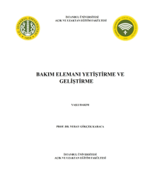Bakım Elemanı Yetiştirme ve Geliştirme