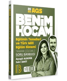2025 Eğitimin Temelleri ve Türk Milli Eğitim Sistemi Tamamı Çözümlü Soru Bankası Benim Hocam Yayınları