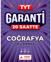 TYT Garanti 20 Saatte Coğrafya Soru Bankası Paraf Akademi