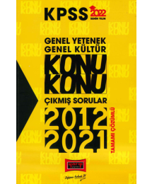 GKGY KONU KONU TÜM DERSLER 2012-2021 ÇÖZÜMLÜ ÇIKMIŞ SORULAR