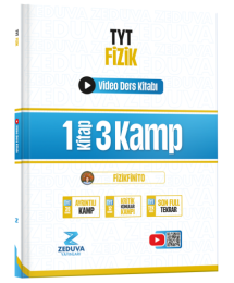 Fizikfinito TYT Fizik 1 Kitap 3 Kamp Video Ders Kitabı Zeduva Yayınları