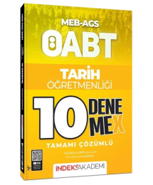 2025 ÖABT MEB-AGS Tarih Öğretmenliği 10 DenemeX Çözümlü İndeks Akademi Yayıncılık