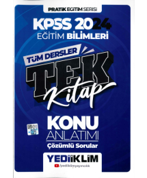 EĞİTİM BİLİMLERİ TÜM DERSLER TEK KİTAP KONU ANLATIMI ÇÖZÜMLÜ SORULAR