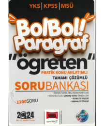 BOL BOL PARAGRAF ÖĞRETEN PRATİK KONU ANLATIMLI TAMAMI ÇÖZÜMLÜ SORU BANKASI