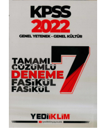 7 DENEME TÜM DERSLERÇÖZÜMLÜ
