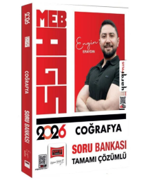 2026 MEB-AGS Tamamı Çözümlü Coğrafya Soru Bankası (Engin Eraydın) Yargı Yayınları