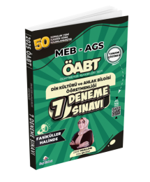 ÖABT MEB-AGS DKAB Din Kültürü ve Ahlak Bilgisi Öğretmenliği 7 Deneme Fasikül Çözümlü Dizgi Kitap Yayınları