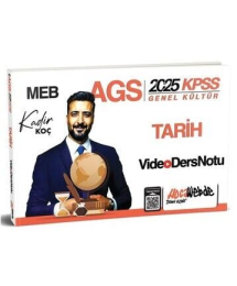 2025 MEB-AGS Tarih Video Ders Notu HocaWebde Yayınları