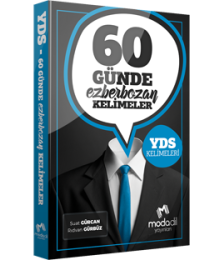 60 GÜNDE EZBERBOZAN KELİMELER YDS KELİMELERİ