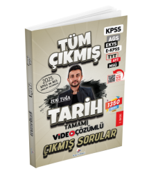 2026 KPSS MEB-AGS EKYS EKPSS TYT AYT MSÜ Tarih Çıkmış Sorular Çözümlü Dizgi Kitap