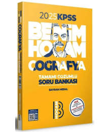 Benim Hocam Yayınları 2025 KPSS Coğrafya Tamamı Çözümlü Soru Bankası