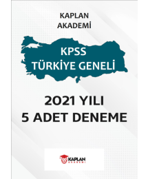 KAPLAN AKADEMİ 5 ADET DENEME