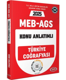 2025 MEB AGS Türkiye Coğrafyası Konu Anlatımlı Data Yayınları