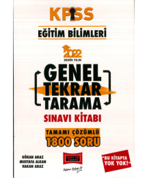 EĞİTİM BİLİMLERİ GENEL TEKRAR TARAMA TÜM DERSLER ÇÖZÜMLÜ 1800 SORU