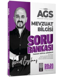 2026 MEB AGS Mevzuat Bilgisi Soru Bankası Retro Kitap