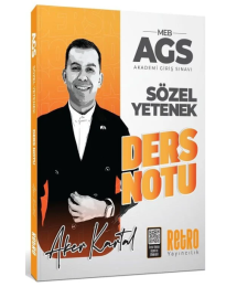 2026 MEB AGS Sözel Yetenek Ders Notu Retro Kitap