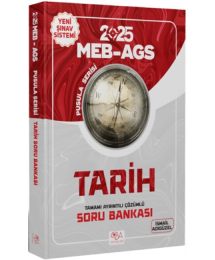 2025 MEB-AGS Tarihin Pusulası Soru Bankası Çözümlü İsmail Adıgüzel CBA Yayınları