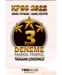 3 DENEME TAMAMI ÇÖZÜMLÜ TÜM DERSLER