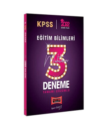 KPSS Eğitim Bilimleri Tamamı Çözümlü Muhteşem 3 Deneme