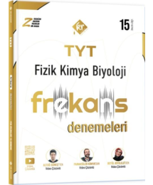 TYT Fizik Kimya Biyoloji FKB 15 li Frekans Denemeleri KR Akademi