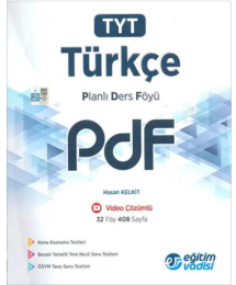 TYT Türkçe Planlı Ders Föyü PDF Eğitim Vadisi Yayınları
