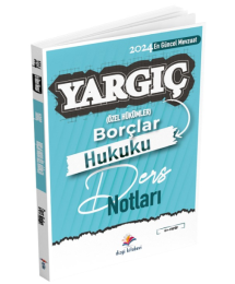 Dizgi Kitap 2024 Hakimlik YARGIÇ Borçlar Hukuku Özel Hükümler Ders Notları - Eren Demir Dizgi Kitap