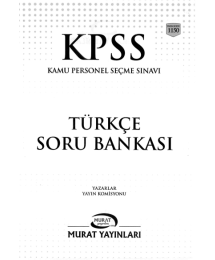 KPSS TÜRKÇE SORU BANKASI ÇÖZÜMLÜ