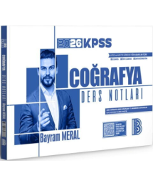 2026 KPSS Coğrafya Ders Notları Benim Hocam Yayınları