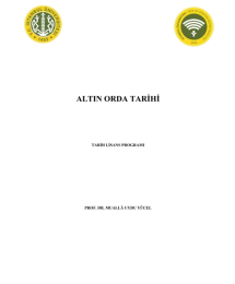 Altın Orda Tarihi (Lisans Programı)