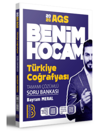 2026 AGS Türkiye Coğrafyası Tamamı Çözümlü Soru Bankası Benim Hocam Yayınları
