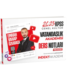 İndeks Akademi 2025 KPSS Vatandaşlık Akademisi Video Ders Notları