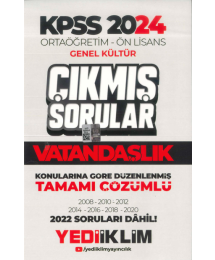 VATANDAŞLIK KONULARINA GÖRE DÜZENLENMİŞ ÇIKMIŞ SORULAR 2008-2022 TAMAMI ÇÖZÜMLÜ