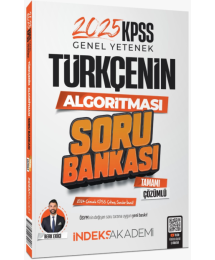 2025 KPSS Türkçenin Algoritması Soru Bankası Çözümlü İndeks Akademi