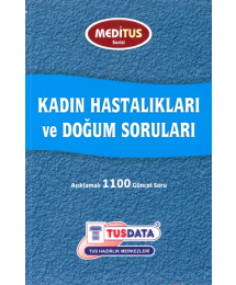 Kadın Hastalıkları ve Doğum Soruları Açıklamalı 1100 Güncel Soru Meditus Serisi TUSDATA