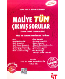 Maliye Tamamı Çözümlü Çıkmış Sorular 4T Yayınları (2024 KPSS Soruları Dahil)