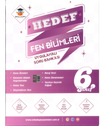 6. Sınıf Fen Bilimleri Hedef Uygulamalı Soru Bankası Zeka Küpü Yayınları