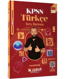 2026 KPSS Türkçe Atölye Soru Bankası Çözümlü - Yusuf Bayraktar Yediiklim Yayınları