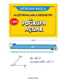 ŞENOL HOCA ALIŞTIRMALARLA GEOMETRİ