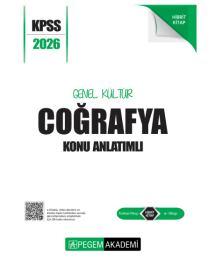 COĞRAFYA 2026 KPSS Genel Yetenek Genel Kültür Lisans Konu Anlatımlı Modüler Set Pegem Yayınları