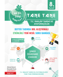 8. Sınıf T. C. İnkılap Tarihi ve Atatürkçülük Tane Tane Soru Bankası Nartest Yayınları