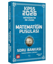 2026 KPSS Lise Ortaöğretim Ön Lisans Matematik Matematiğin Pusulası Soru Bankası Çözümlü - Burak Almasulu CBA Yayınları