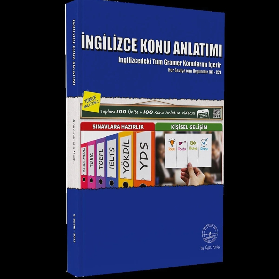 Ingilizce Konu Anlatımı Ingilizcedeki Tüm Gramer Konularını Içerir Özer Kiraz 3 Ba 9786058238909 1552